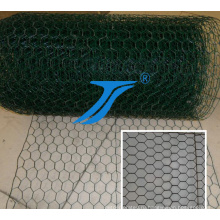 Высокое качество Покрынная PVC Шестиугольная Ячеистая сеть gabion Сделано в Китае